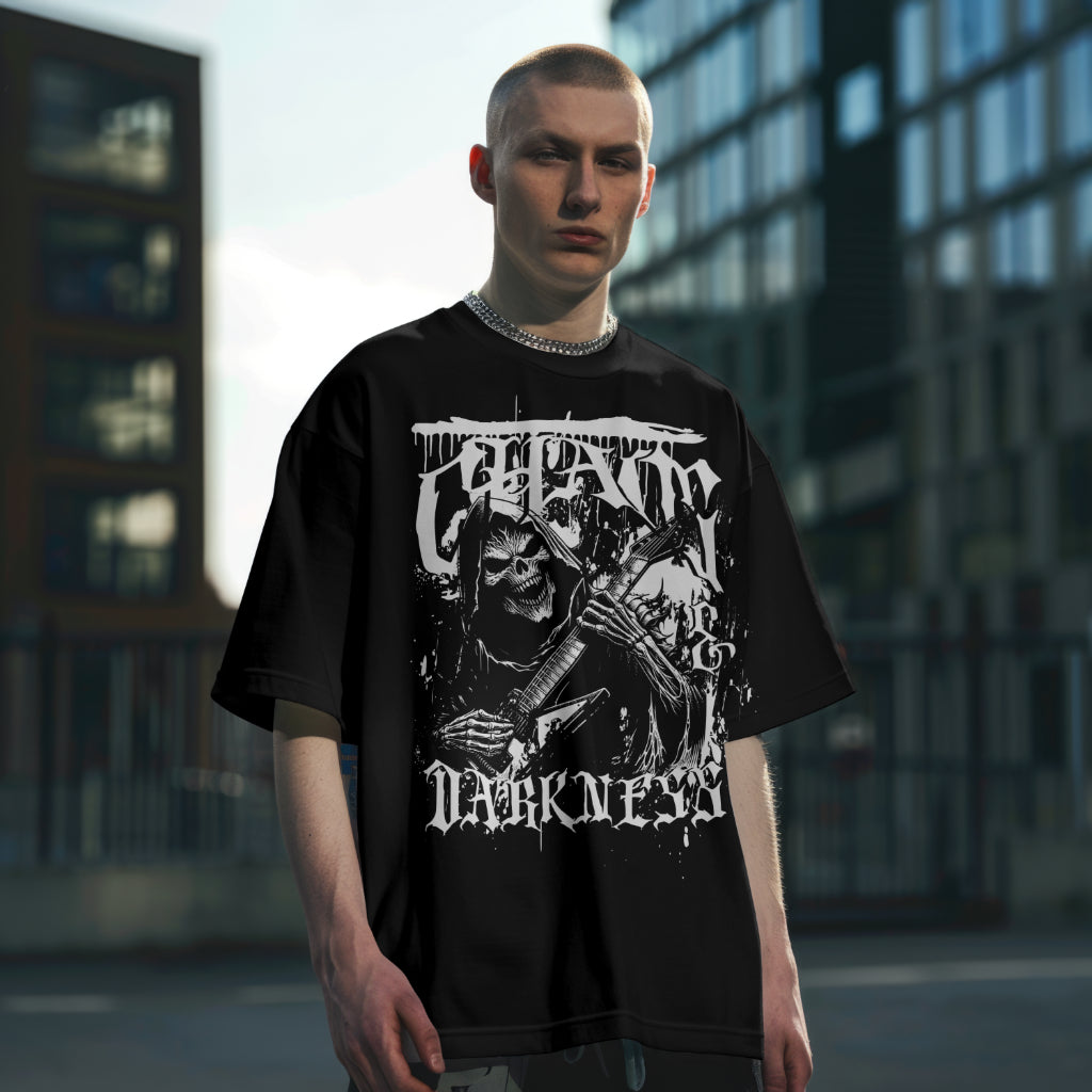 Chaos and Darkness Oversized T-shirt 240 GSM 100% Cotton